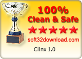 Clinx 1.0 Clean & Safe award